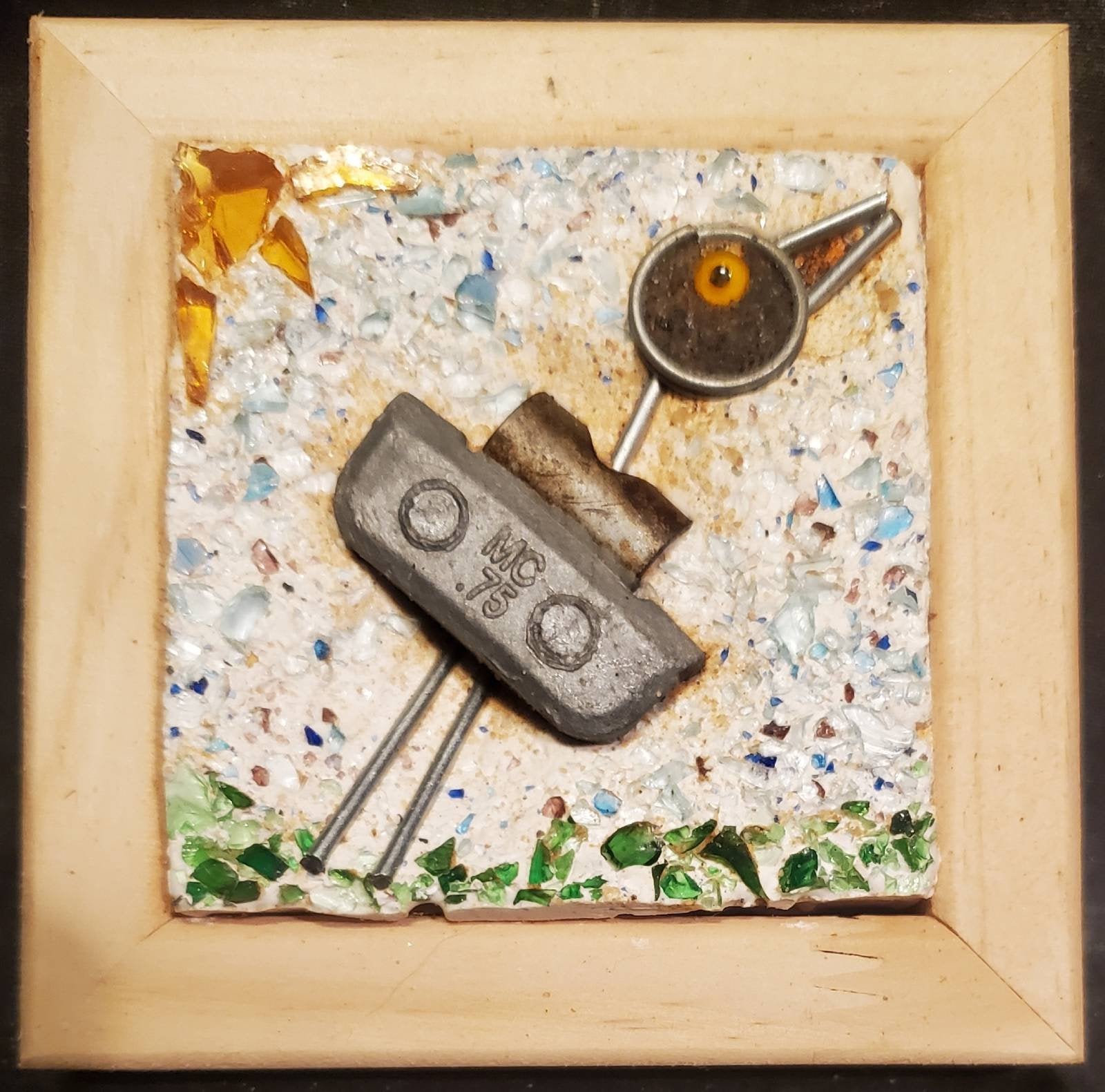 4x4 Heron (framed)