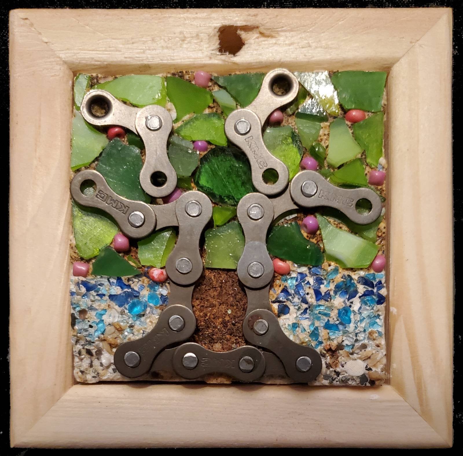 4x4 Spring Tree (framed)
