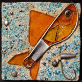 4x4 Orange Fish (unframed)
