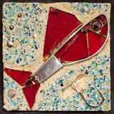 4x4 Red Fish (unframed)