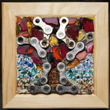 4x4 Autumn Tree (framed)