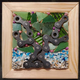 4x4 Spring Tree (framed)