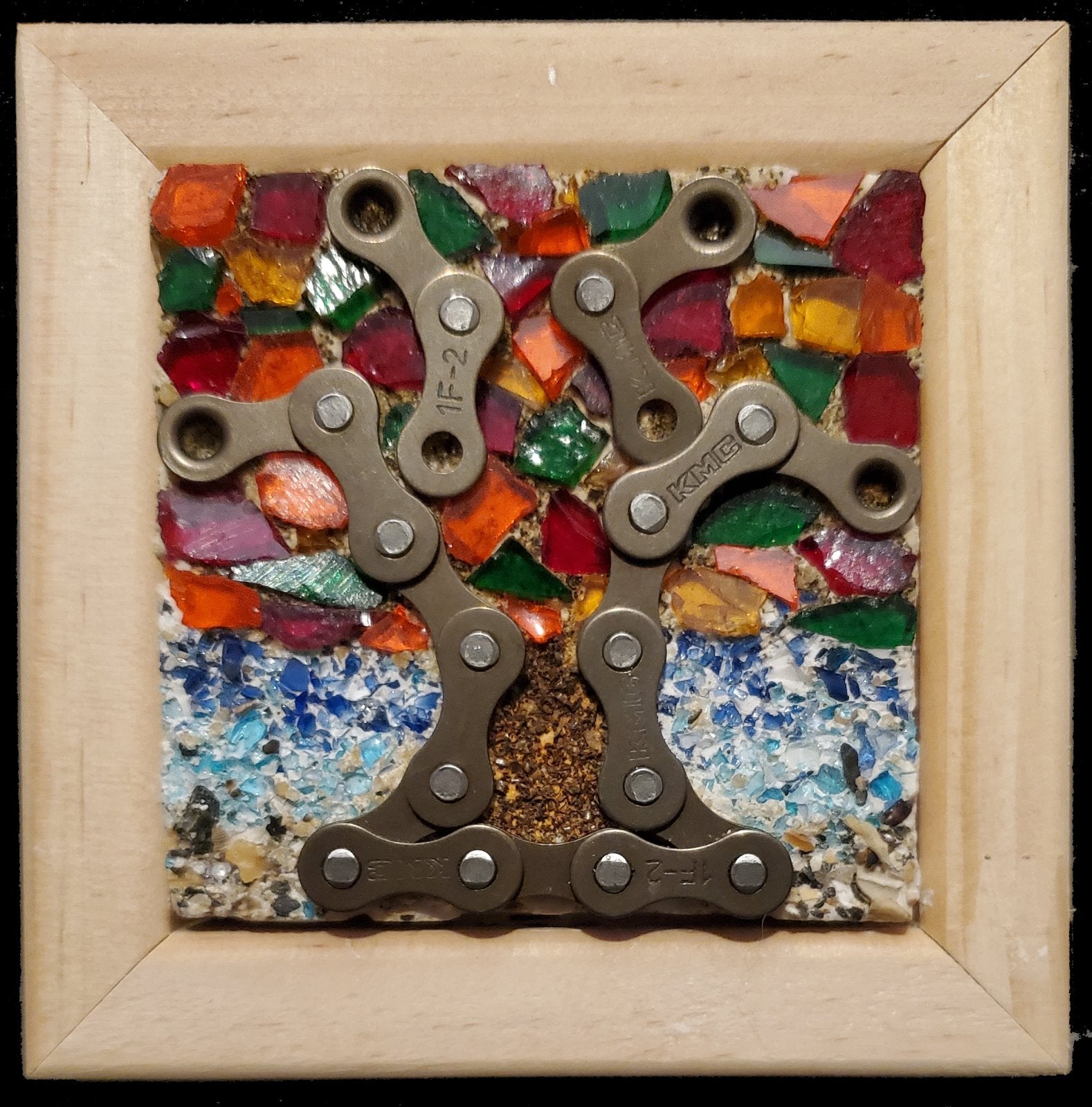 4x4 Autumn Tree (framed)