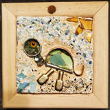 4x4 Walking Turtle (framed)