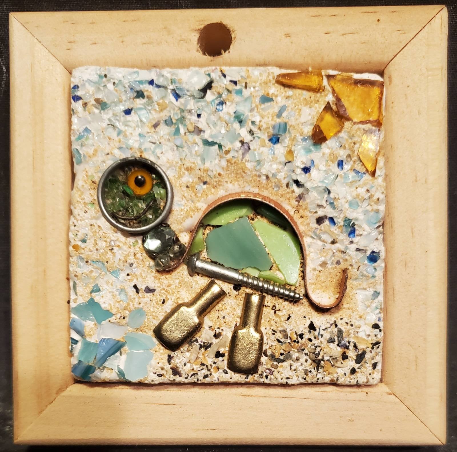 4x4 Walking Turtle (framed)