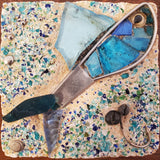 4x4 Blue Fish (unframed)