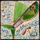 4x4 Green Fish (unframed)