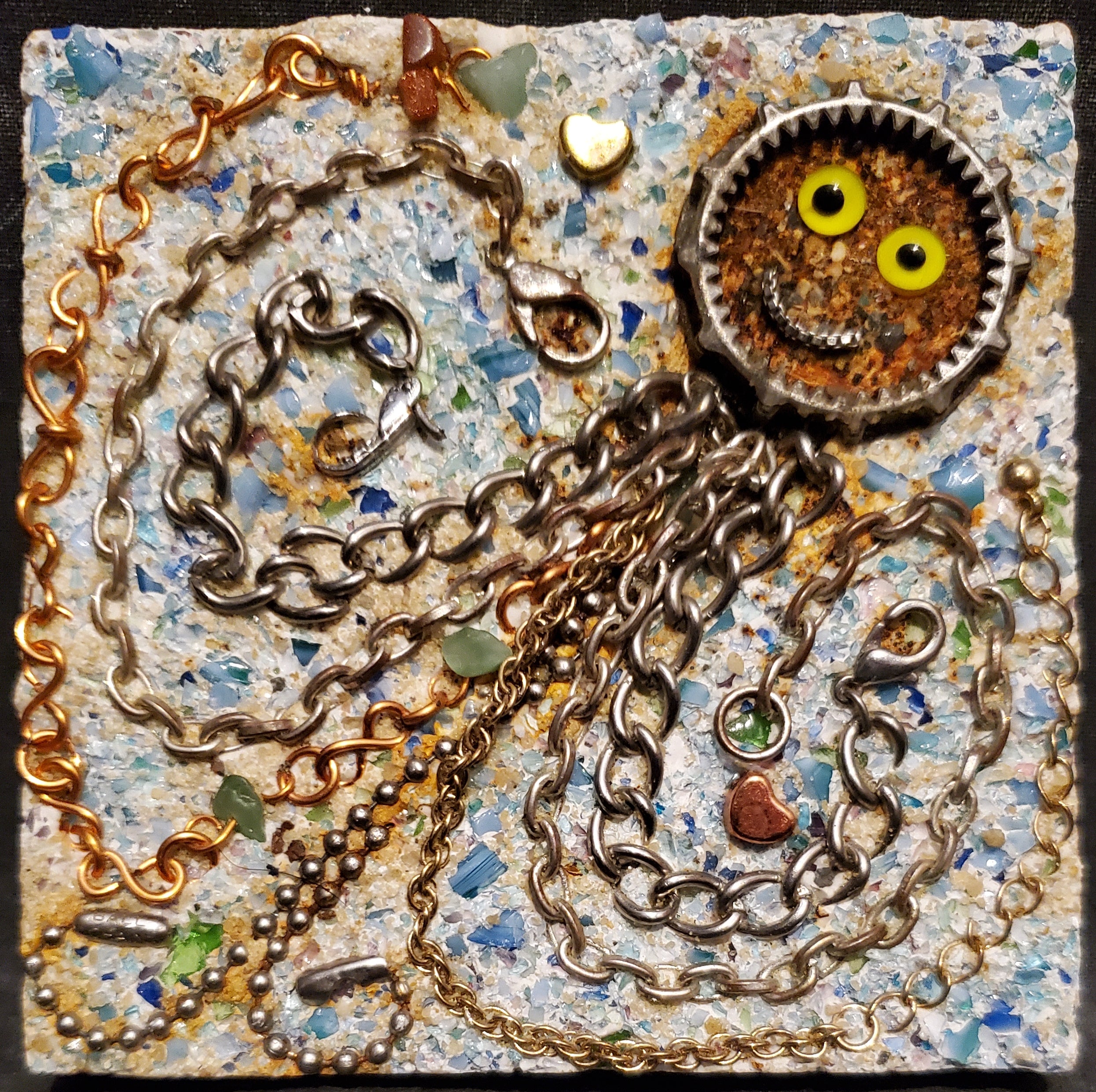 4x4 Octopus (unframed)